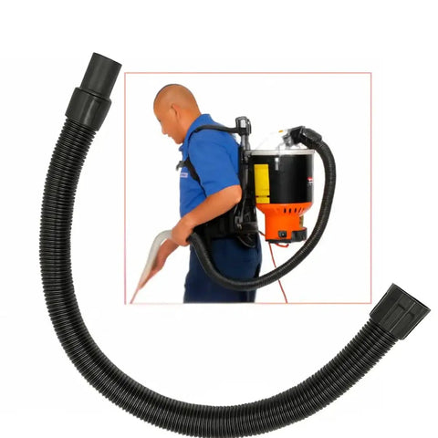 Replacement Hose For C2401 Backpack Vacuum, 58 Inch Length, Heavy Duty Flexible Hose For Bagged Commercial Vacuums, worn during use