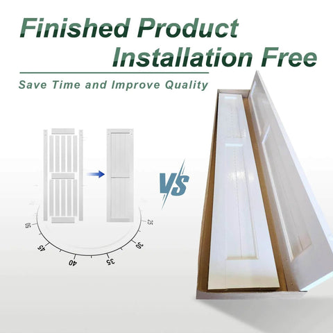 60 By 84 Inch White Bi Fold Barn Door With Hardware Kit And Handle Solid MDF showcased in packaging, installation-free