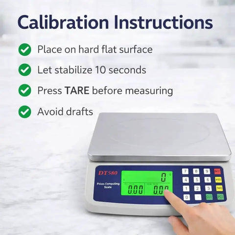 Pro Grade Digital Kitchen Scale 40kg 88lb Stainless Steel With LCD Display For Price Computing And Item Counting Deli Scale