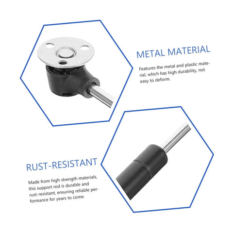Close-up of metal and rust-resistant Cabinet Lift Support Hinge With Soft Close Mechanism For Cabinets Doors And Drawers by NUOBESTY.
