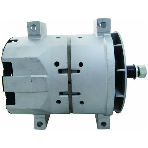 Side view of New Alternator For Volvo 35SI 1997 2008 With Improved Design Ready To Roll Replacement Part for OEM numbers.