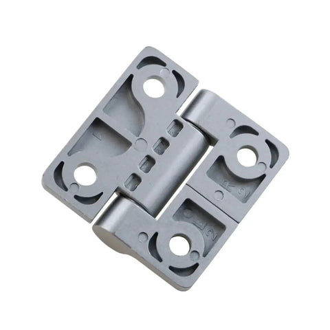 Zinc alloy torque square damper hinge, matte finish, random stop function, 2.0 N.m, 1 pc