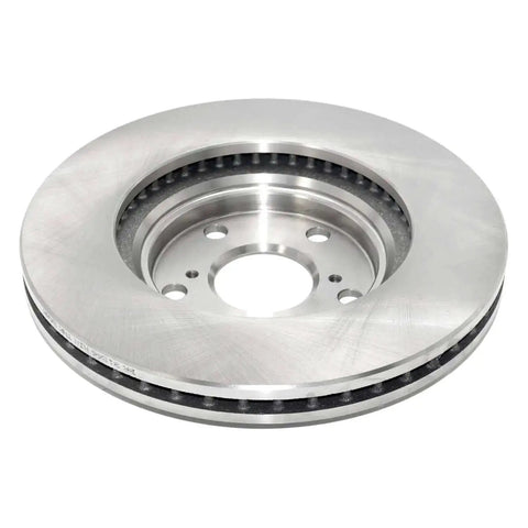 Front Vented Brake Rotor With Forged Flange For Precise Fit, ABS Signaling, And Multi Lip Seals, Plus Superior Bearing Design