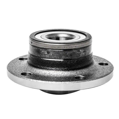 Front view of Rear Wheel Bearing And Hub Assembly For VW Beetle 12-19 With 1.8L 2.0L Turbo Jetta 05-18 Passat 06-22 Tiguan.