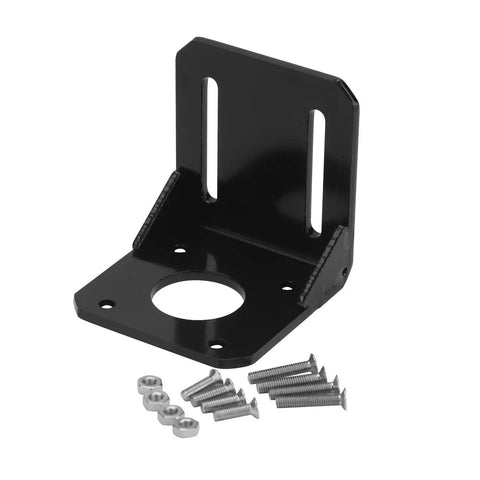 42mm Nema 17 Stepper Motor Mounting Bracket With M3 Screws Six Pack, heavy duty alloy steel, high precision slot holes, welded one piece mount