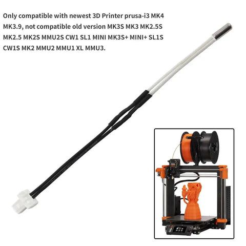 Two Pack Thermistor Temperature Sensors For Prusa MK4 Nextruder Replacement High Temperature Sensor 104NT 4 R025H42G 2Pcs, shown with a 3D printer