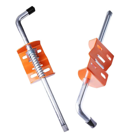 Heavy Duty Gate Anchor Cane Bolt 18 Inch Drop Rod For Farm Garden And Ranch Fence Gates Prevent Swinging And Sagging With Zinc Plated Steel