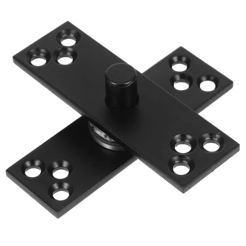 360 Degree Hidden Door Hinge Rotating Stainless Steel Pivot Hinge For Concealed Doors, heavy-duty black metal plates
