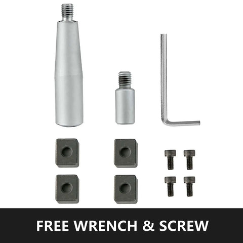 Accessory kit for 8 Inch Horizontal and Vertical Rotary Table for Milling Machines with free wrench and screws included