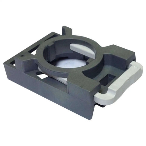 3-position contact-block holder grey MCBH-00 single pack replacement accessory for control panels, snap-on design.