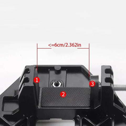 DIY Ready Door Hinge Jig For Woodworking With Aluminum Slotting Locator And Hole Locator Adjustable Length Supports