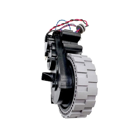 Left and Right Wheel For Ecovacs Deebot T10 T20 X1 X2 Omni Turbo Vacuum Cleaner Parts Accessories, non-slip rubber, side view