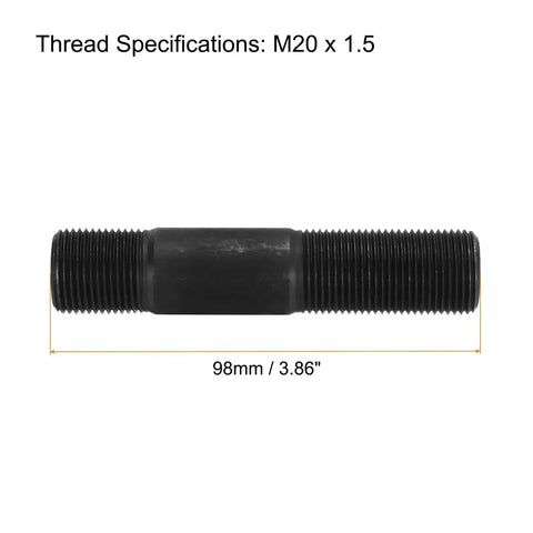 Knockout Punch Draw Stud M20 By 1.5 Thread Replacement For Hydraulic Drivers 98mm Long Pro Grade Heavy Duty