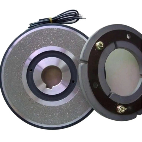 Electromagnetic Clutch Brake For Industrial Machinery LFDL4 80 Base Type 24V, heavy-duty, close-up of magnetic clutch system