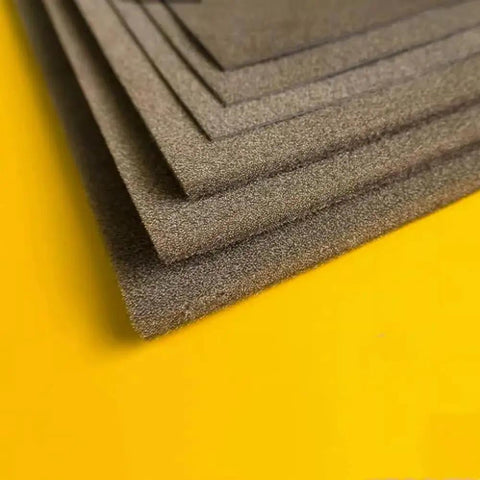 All Round Conductive Foam Metal Sponge With Adhesive For Anti Static And Radiation Proof Electromagnetic Shielding in sheets