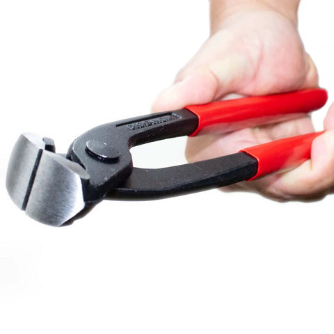 10 Inch Ear Clamp Pliers High Leverage Carpenter Pincer Nail Puller End Cutting PEX B Clamp Pliers Chrome Vanadium Steel