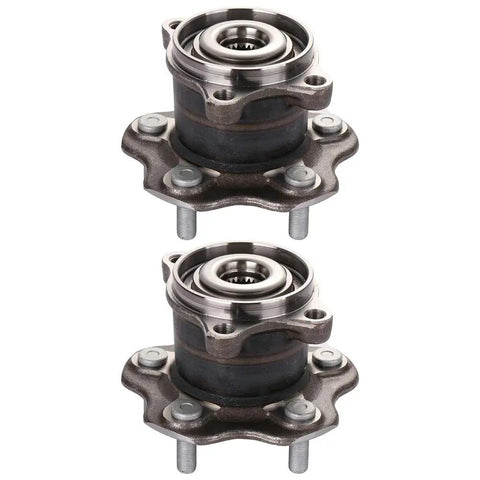 Pre Greased AWD Rear Wheel Bearing And Hub Assembly For 2008 2013 Nissan Rogue 5 Lug Non ABS 2 Pack Beefed Up Heavy Duty