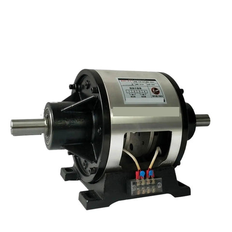 Magnetic powder brake and electromagnetic clutch assembly FMP-050, double-shaft with terminal block