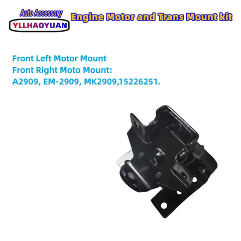 Heavy Duty Engine Mount Set Of 2 For GM Full Size Trucks And SUVs 1999 To 2007 With 4.8L 5.3L 6.0L V8 Replaces A2909 A2638 EM 2909