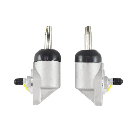 Hydraulic Uni-Servo Trailer Brake Cylinders Pair With Link Arms Left And Right Replacement For 10 By 2-1/4 Inch And 12 By 2 Inch Marine Trailer Brakes Aluminum Construction Durable DIY Friendly For Easy Install And Pro-Grade Performance