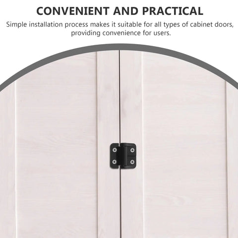 Adjustable Torque Cabinet Door Hinges Tehaux Zinc Alloy 1.8Nm Closing Hinges installed on white cabinet doors