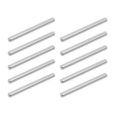 10 Pcs 5mm X 60mm Dowel Pins 304 Stainless Steel Dowels For Shelves Cabinets And Furniture Rust Resistant Silver Tone Durable Pegs