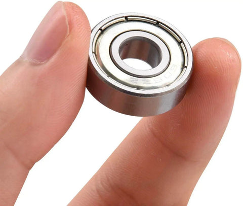 Close-up of 608ZZ C3 High Speed Sealed Ball Bearing 8x22x7mm held between fingers