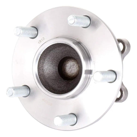 Plug-And-Play Rear Wheel Bearing And Hub Assembly For 2014-2016 Mazda 3 And Mazda 3 Sport With 5 Lugs And ABS, Exact Fit, Pre-Greased And Pre-Sealed