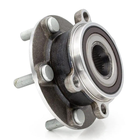 Front view of Front Wheel Hub And Bearing Assembly 513347 Compatible With 2014 2019 Mazda 6 And 2013 2022 Mazda CX 5 For A Smooth Ride Precise Fit Durable Bearings No Fuss Install