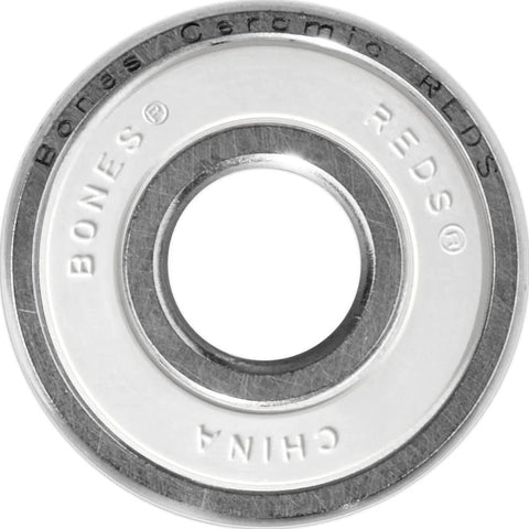 Bones Ceramic Reds skateboard bearings, 8-pack, for skateboards