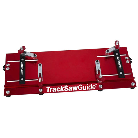 Front view of Universal Track Saw Guide For 7-1/4 Inch Circular Saws With 50 Inch Cutting Range And 2 Inch Depth Aluminum Construction