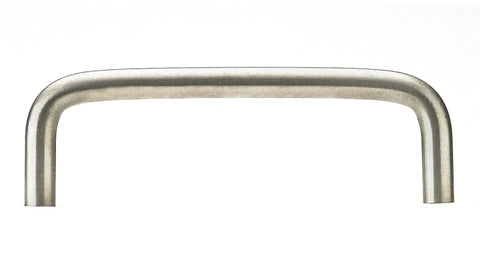 Livingston Collection 4-Inch Center-To-Center Stainless Steel Cabinet And Drawer Pull Handle for kitchens and bathrooms, front view.