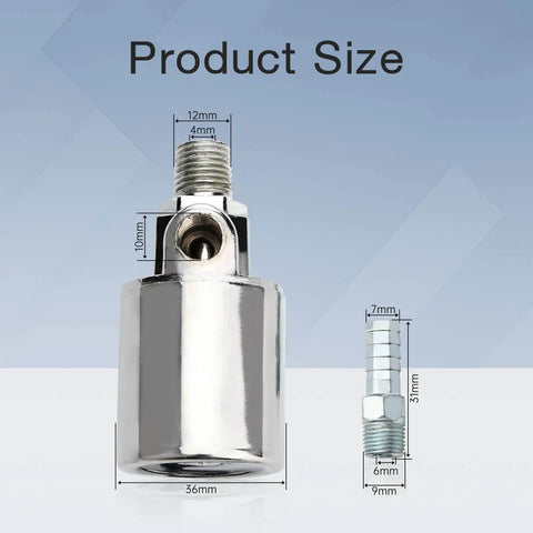 Air Horn Solenoid Valve Dual Voltage 12V And 24V For Quarter Inch NPT With Chrome Plated Zinc Alloy Housing size dimensions