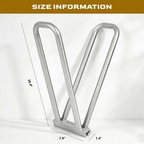 2 In 1 Hand Seamer And Roofing Tool For Standing Seam Metal Panels showing size dimensions