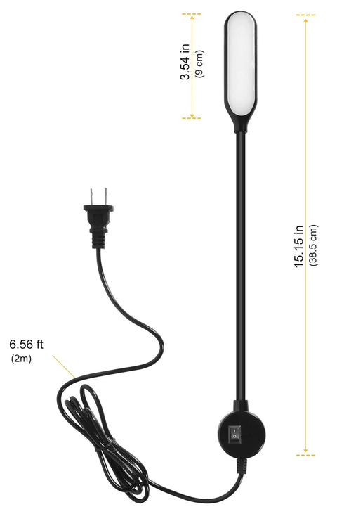 Pro Grade Bright 30 LED Sewing Machine Light With Flexible Gooseneck And Magnetic Base For Workbench Lathe Drill Press