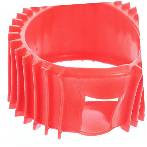 Set of five red silicone gauge protector sleeves for acetylene/oxygen gauges