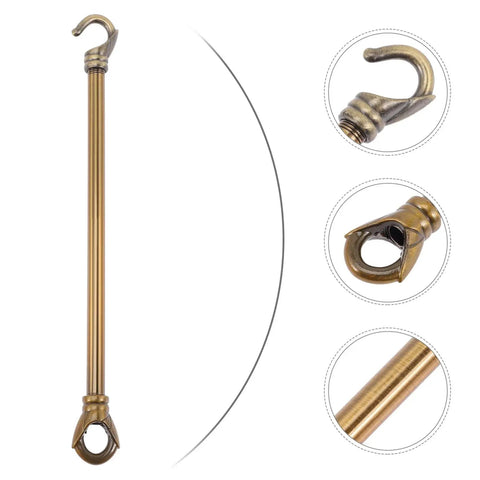 Beefy Heavy Duty Chandelier Load Bearing Rod Ceiling Hook For Hanging Straight Tube Hook Metal Electroplated Finish Replacement