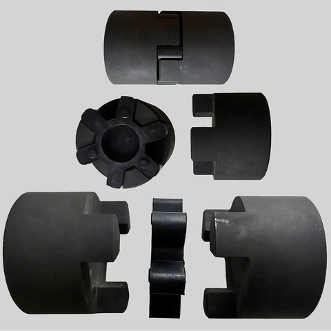 Red Urethane Curved Jaw 24 Coupling Inserts 10 Pack Flexible Center Inserts for L Jaw Couplings and L Jaw Couplers Built To Last Rugged