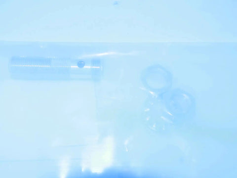 Inductive Proximity Sensor Switch 12-24VDC, 3-Wire PNP-NO, Shielded M12 Sensor With 4mm Sensing Distance packaged in plastic.