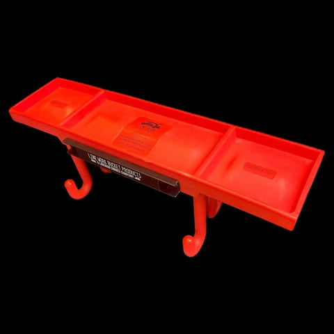 Glove Friendly Utility Rack Tray With Raised Center For Small Parts Heavy Duty Polymer Bucket Organizer For Lineman Buckets
