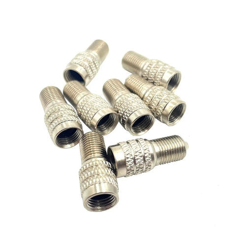 8 Pack Flow Through Tire Valve Caps With Double Seal For High Pressure Tires On Trucks Cars RVs Buses And Trailers Must Have Easy Install Air Cap Valve Stem Caps That Prevent Leaks Dust And Corrosion Heavy Duty Protection For Every Ride