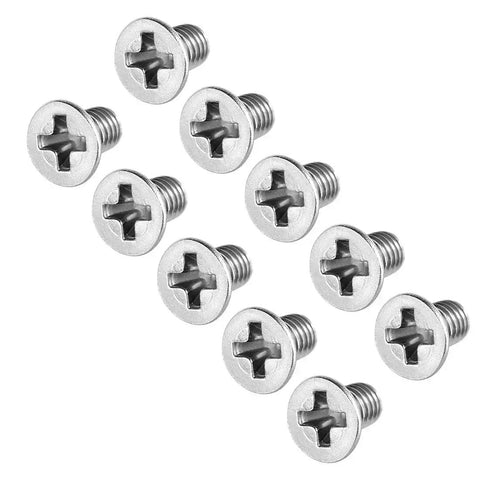 Phillips tiny screws from the Comprehensive 1512 Piece Laptop Screw Kit with 24 Size Variants for Notebook and Motherboard Repairs.
