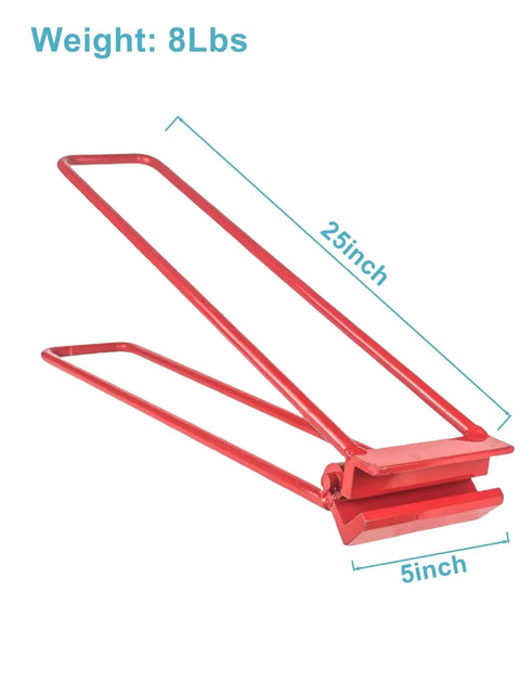 Built Tough 2 In 1 Sheet Metal Hand Seamer 25 inch, 8 lbs, for 0.2-0.8 mm sheets, delivers 90° and 180° folds, shown side view
