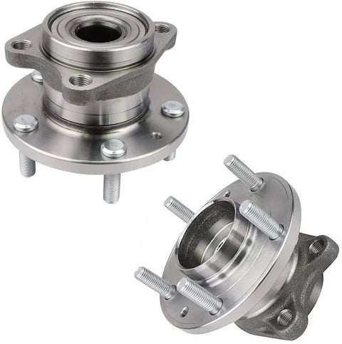AWD 4 Piece Wheel Bearing Hubs Kit For Mazda CX 9 2007 Through 2015 Includes Two Front Wheel Bearings And Two Rear Hubs