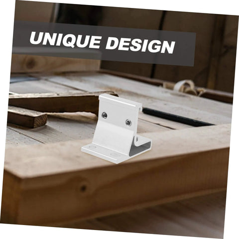 Heavy Duty Sliding Door Roller Track Guide Rail Brackets Stainless Steel Side Hang Buckle Hardware For DIY Home Renovation