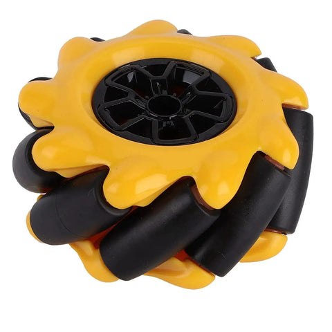 Mecanum Wheel Kit 60mm Yellow Directional Robot Wheel For DIY Smart Robot Car Projects TT Motor Compatible No Solder Required