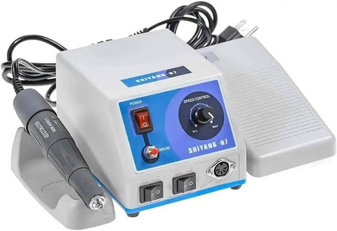 Pro Grade Micro Motor Polisher N7 S04 For Lab Use with control panel and foot pedal