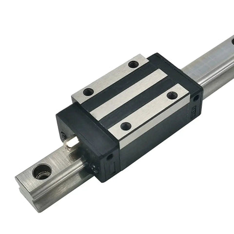 CNC Linear Rail Kit HG15 With Two HGH15 CA Carriages, 40.16 Inch Long 15mm Square Guide Rail For DIY CNC Routers, Built Tough High Strength Steel Sliding Block Set.