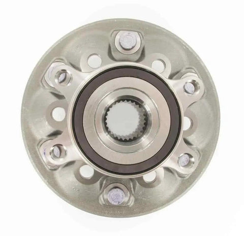 Front view of Front Wheel Hub Bearing Assembly 4WD BR930703 Aftermarket Replacement For Chevrolet 2004 2013 GMC 2004 2012 Isuzu 2006 2008