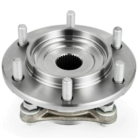 Front Wheel Bearing And Hub Assembly 4WD 6 Lug Replacement Fit Toyota Tacoma 4Runner FJ Cruiser Lexus GX460 GX470 Heavy Duty Hub Bearing Kit With Low Runout And Noise Reduction For A Smooth Ride.